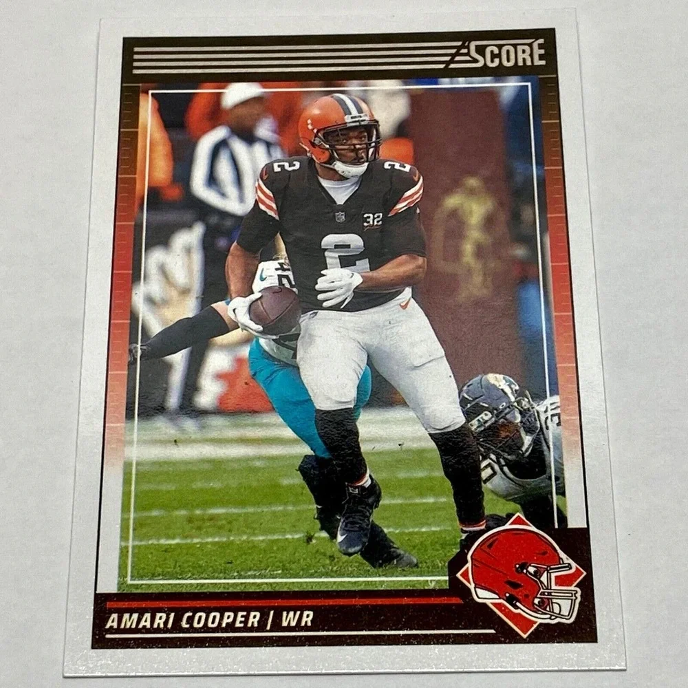 2024 Panini Score NFL Football Amari Cooper WR Cleveland Browns NFLPA Card #66 - Picture 1 of 4